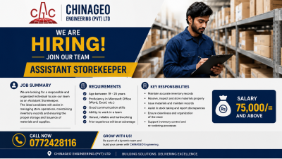 Assistant Storekeeper