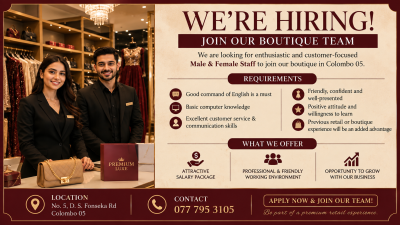Boutique Male & Female Staff