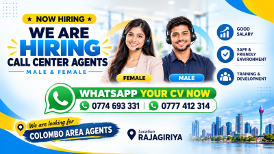 Call Center Agents – Male & Female