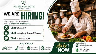 Chef – All Rounder / Chinese & Western / Commis I, II, III