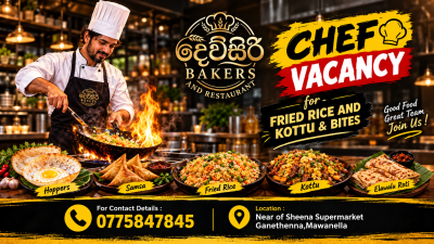 Chef – Fried Rice, Kottu & Bites