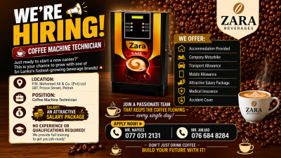 Coffee Machine Technician – Zara Beverages