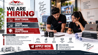 Draftsman / Junior Draftsman / Trainee Draftsman