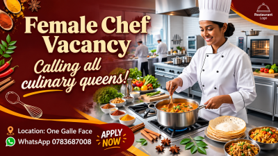 Female Chef Vacancy