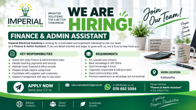 Finance & Admin Assistant