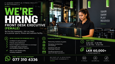 Front Desk Executive (Female)