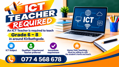 ICT Teacher – Grade 6 to 8