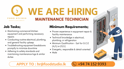 Maintenance Technician