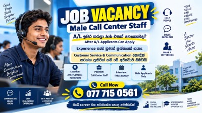 Male Call Center Staff