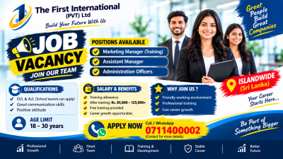 Marketing Manager (Training) / Assistant Manager / Administration Officers