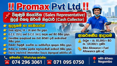 Sales Representative / Cash Collector