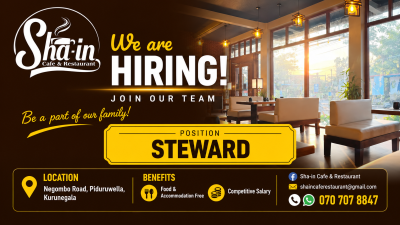 Steward – Sha-in Cafe & Restaurant